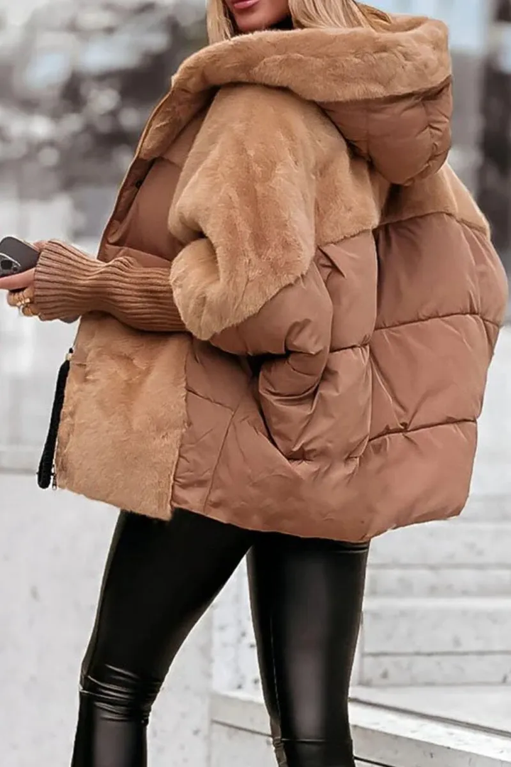 Eva - Elegantní Puffer Bunda