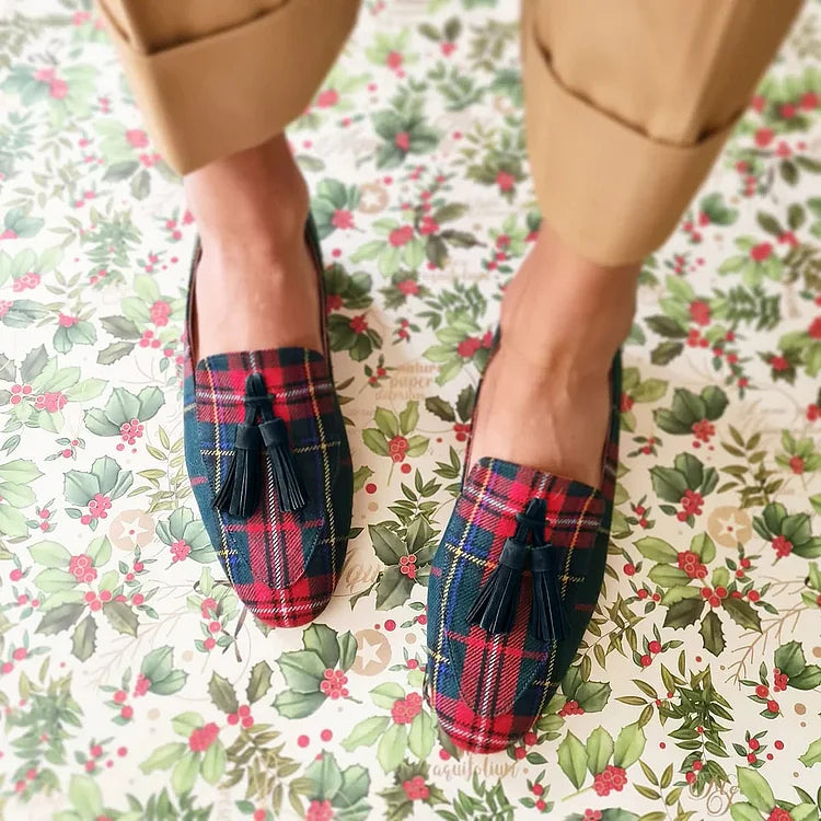 Skotské Chic Loafer s třásněmi