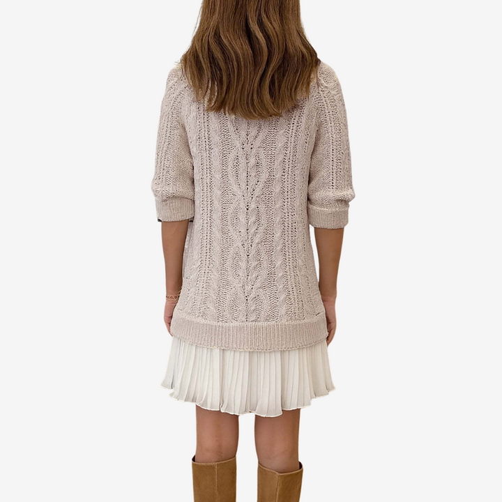 Gaelle - Pletené svetr-šaty
