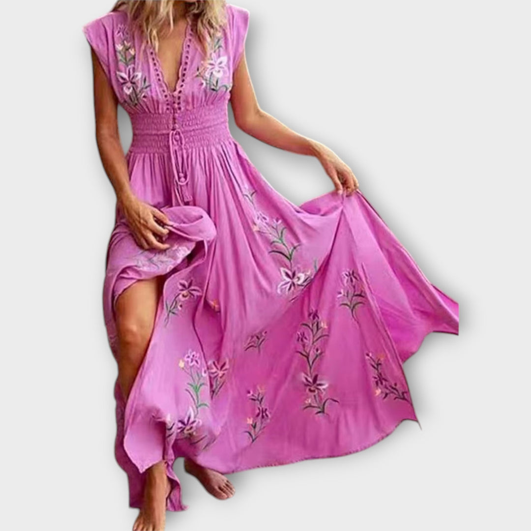 Felizia – Boho šaty s okouzlující výšivkou