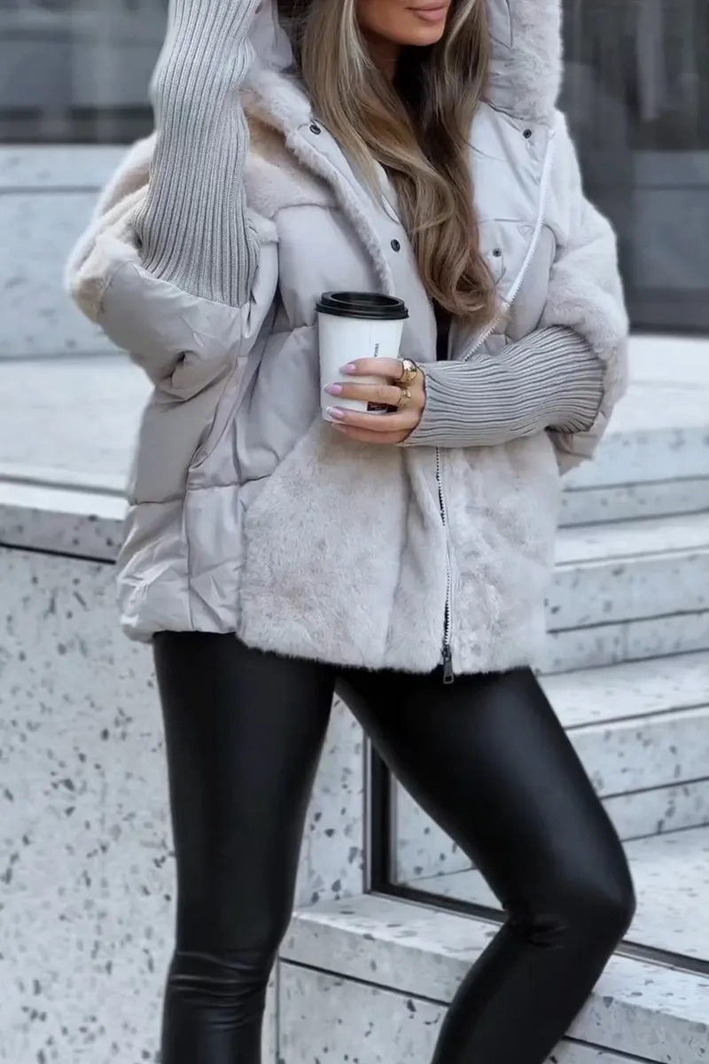 Eva - Elegantní Puffer Bunda