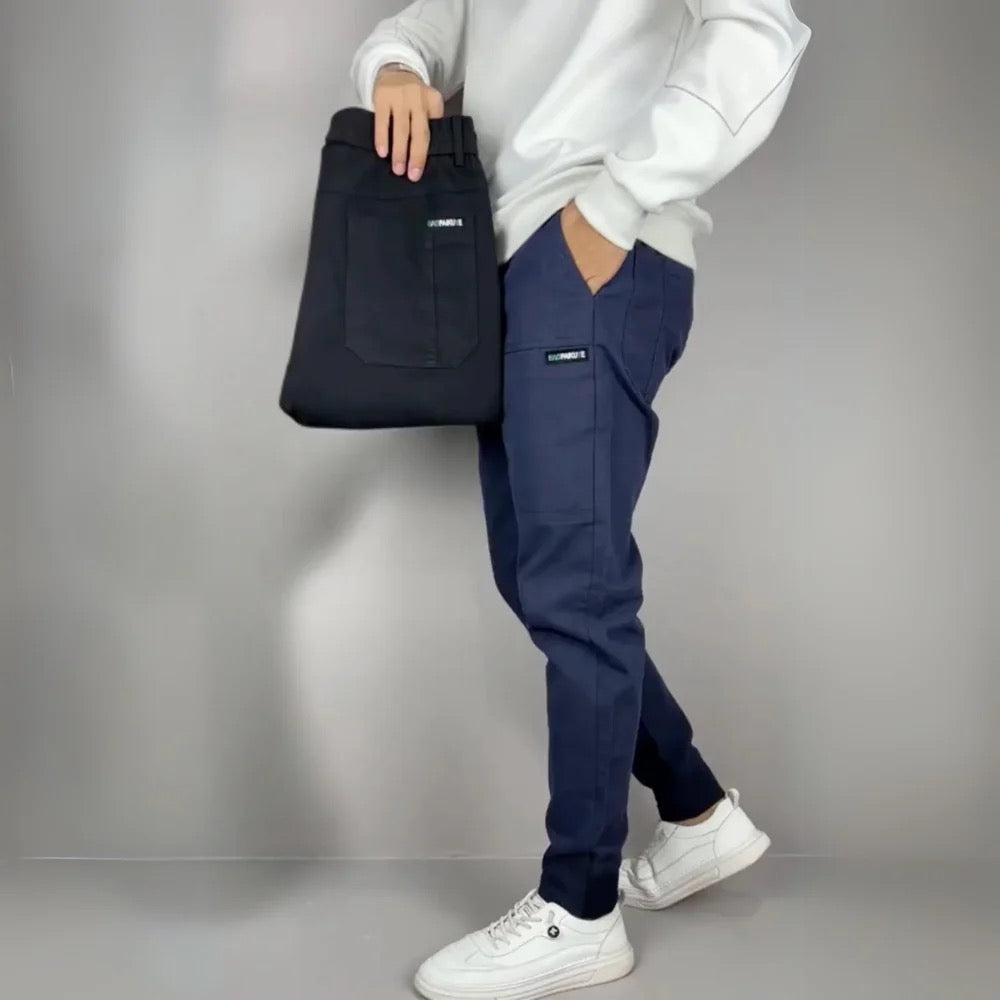 Pánské elastické cargo kalhoty premium