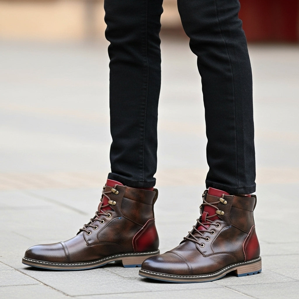 Ethan | Oxfordské boty Artisanales z kůže