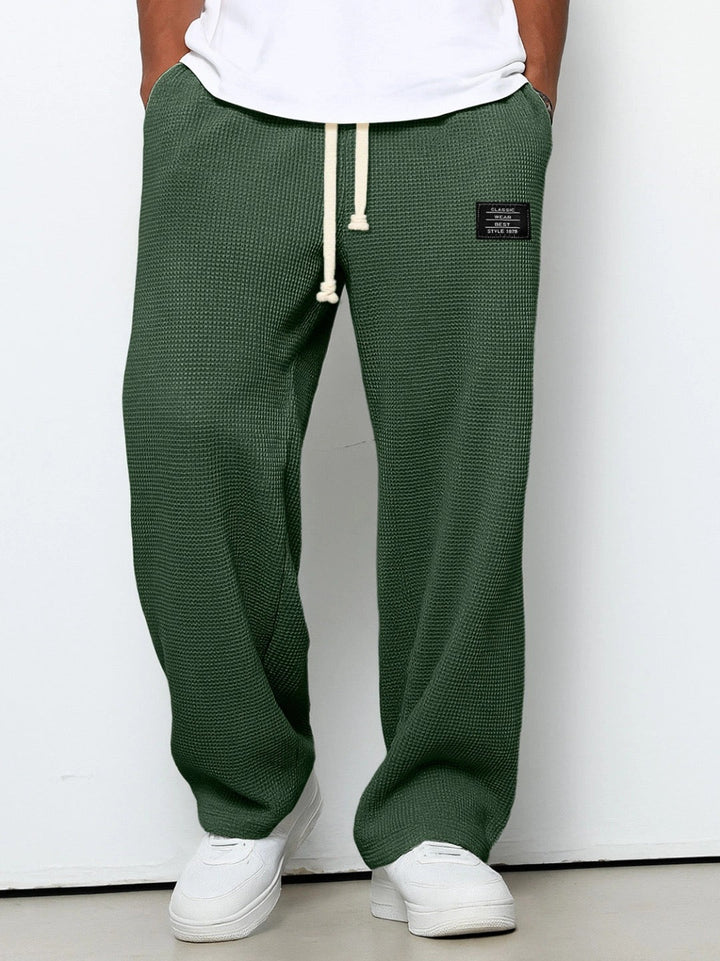 David | Comfort Fit Kalhoty - Měkké, Prodyšné & Stylové (Tmavě zelené)
