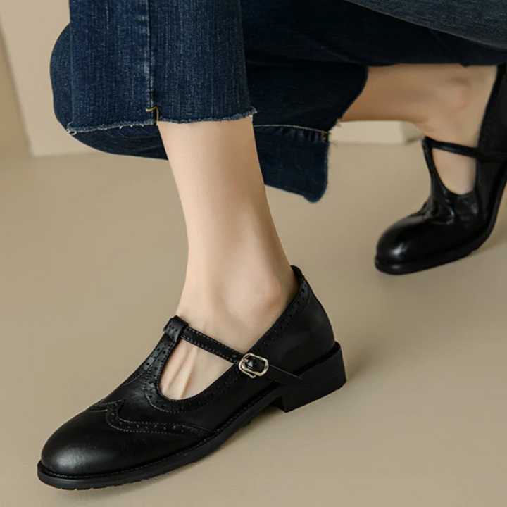 Velmira – elegantní dámské Mary Jane boty s T-páskem
