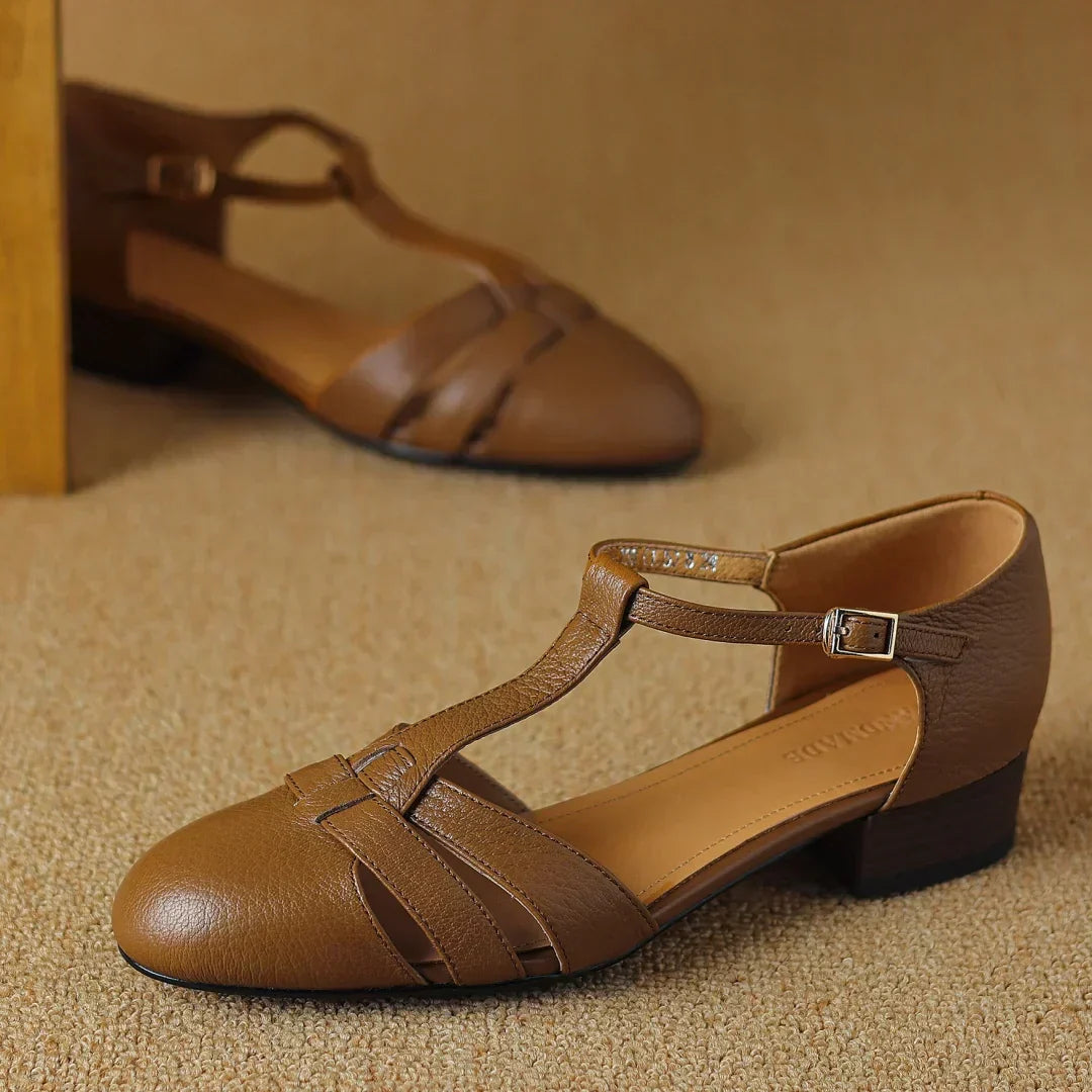 Orvanna – plátěné T-Bar Mary Jane boty