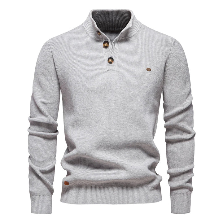 Konrad | Stylový pánský svetr s designem knoflíků
