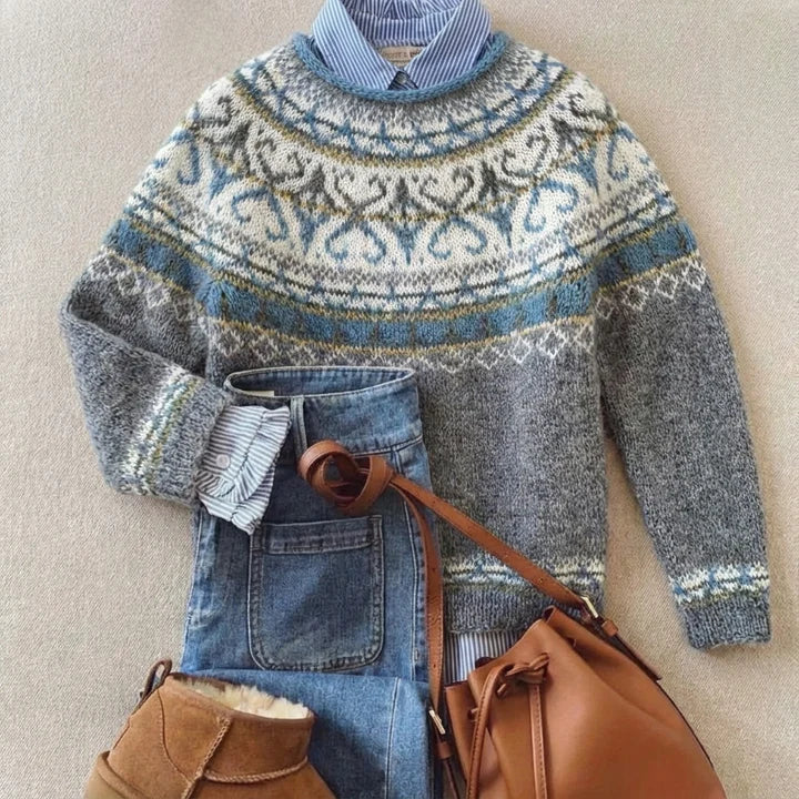Luxe™ | Chic Vintage Pletený Svetr