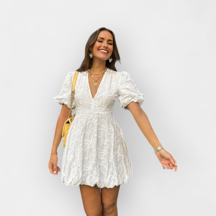 Eva - Elegantní bílé šaty
