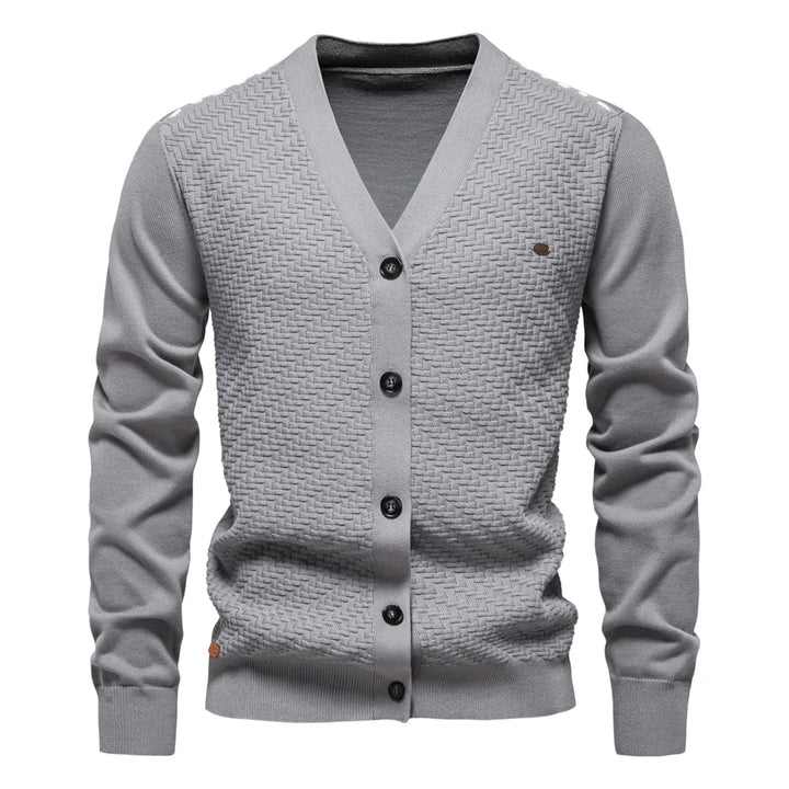 Schneider | Teplý pánský cardigan s V-výstřihem