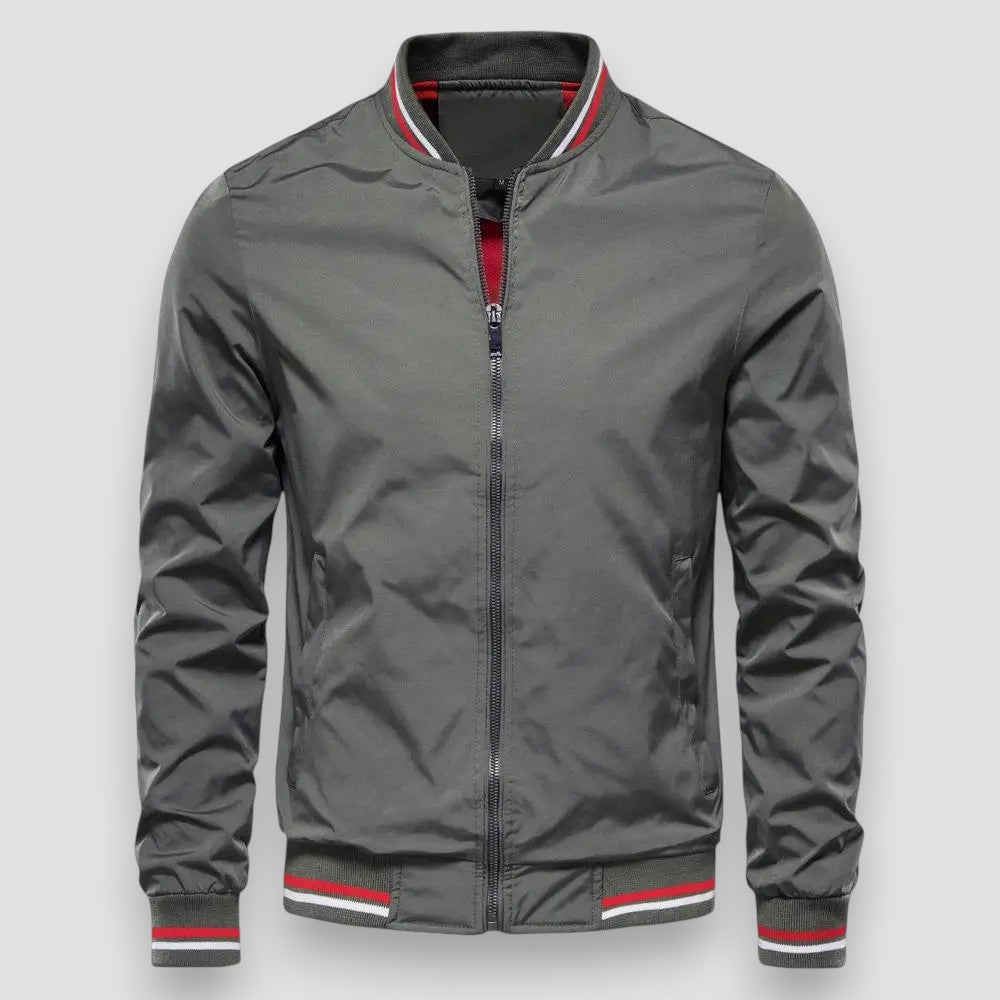 Karel | Elegantní bomber s pruhy