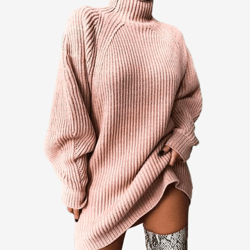 Anna - Oversized svetr-šaty