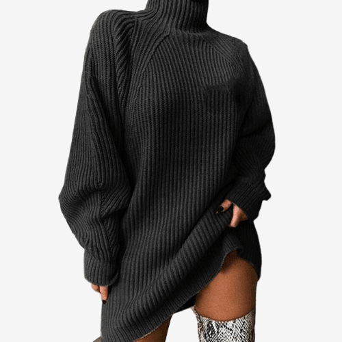 Anna - Oversized svetr-šaty