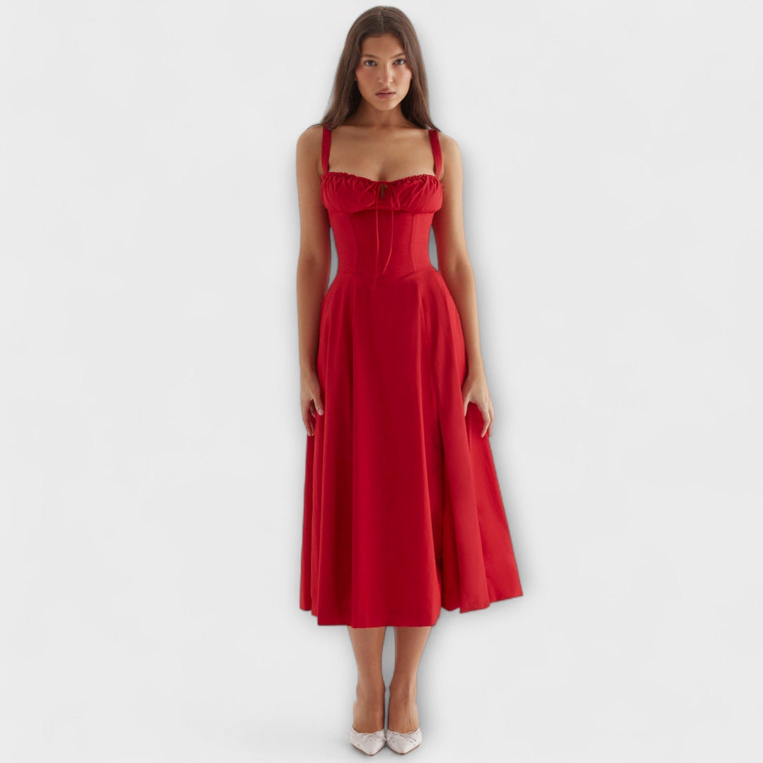 Zipporas - Přizpůsoben dress s moderním jarním květinovým potiskem