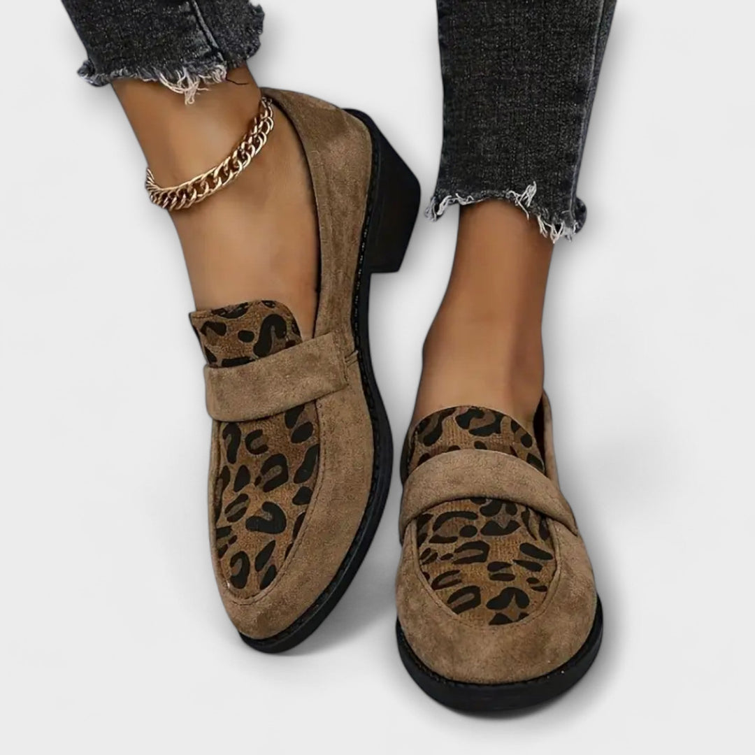 Karla - Elegantní dámské boty s leopardím vzorem